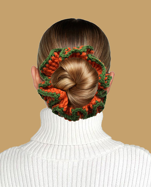 gumki do włosów FIORKA PUMPKIN LOVE scrunchie ozdoba do włosów