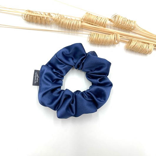 gumki do włosów Scrunchie/frotka Navy blue