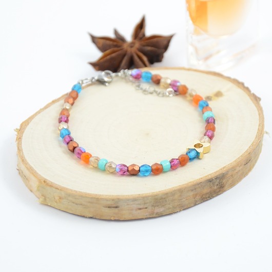 bransoletki - inne Love mini flower