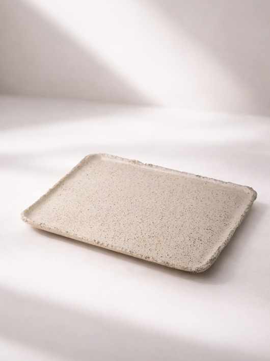 patery i talerze Prostokątna ceramiczna patera do serwowania