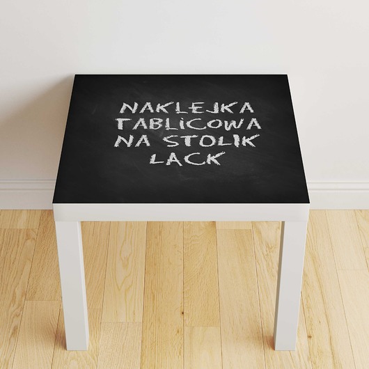 meble do pokoju dziecka Naklejka Tablicowa Na Stolik Ikea Lack LK1