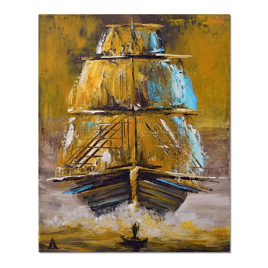 obrazy Powitanie XV surrealizm realizm magiczny oryginalny obraz ręcznie malowany