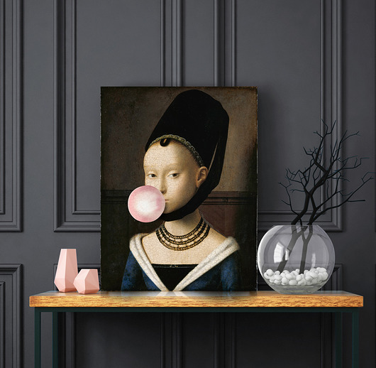 Plakat 50x70 cm Dziewczyna z balonem HOG STUDIO