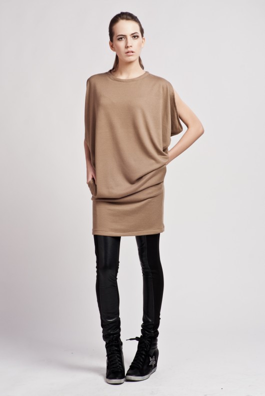Sensual arms tunic, Suk102 mocca Lanti