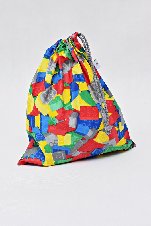 torebki, worki i plecaki dziecięce Worek na buty worek na kapcie do szkoły klocki lego