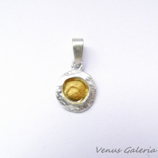 Zawieszka srebrna- Biały Jowisz mini VENUS GALERIA