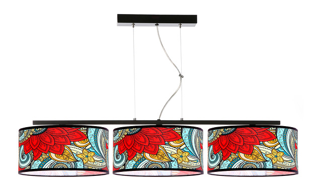 lampy wiszące Lampa Wisząca Regge Kolorowe Kwiaty LED