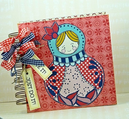 Notes - pamiętnik - art journal Brises koloruje