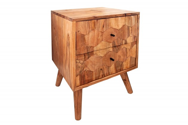 szafki Szafka nocna Mistery drewno akacjowe 40cm