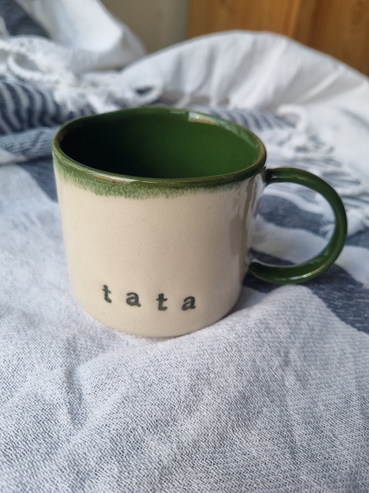 kubki Kubek ceramiczny TATA