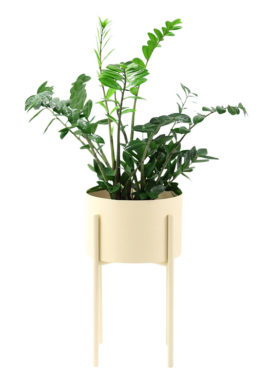 kwietniki Kwietnik Metalowy MOYENE 55cm Beżowy