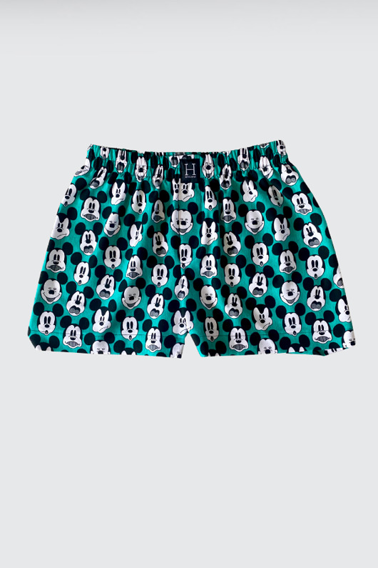 spodnie męskie Spodenki unisex do spania bokserki mickey mouse