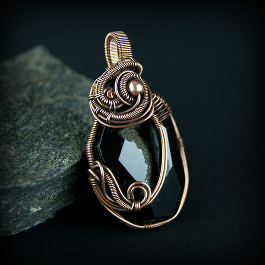 wisiory Agat z druzą wisiorek wire wrapping