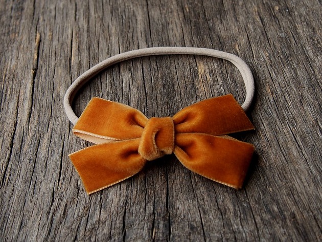  Opaska do włosów VELVET BOW Momilio
