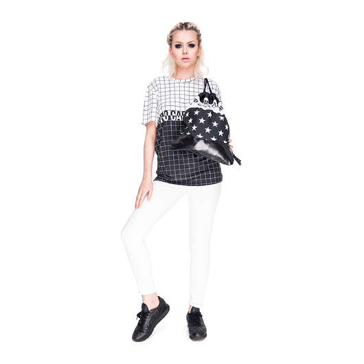   Leather Bottom White Stars WhoCares