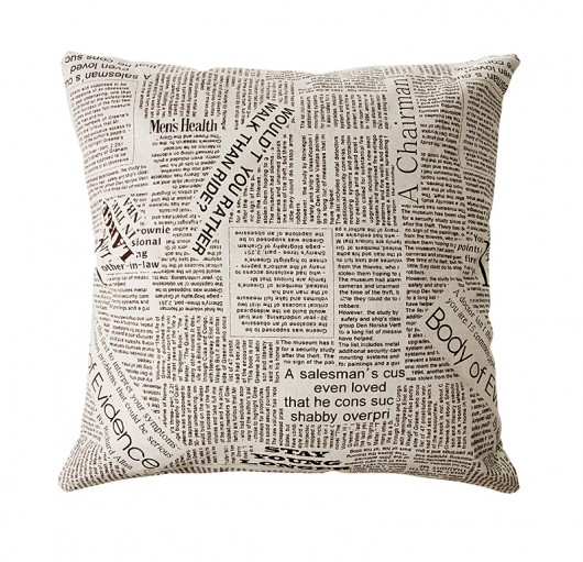 Poduszka Vintage Newspaper almadecasa