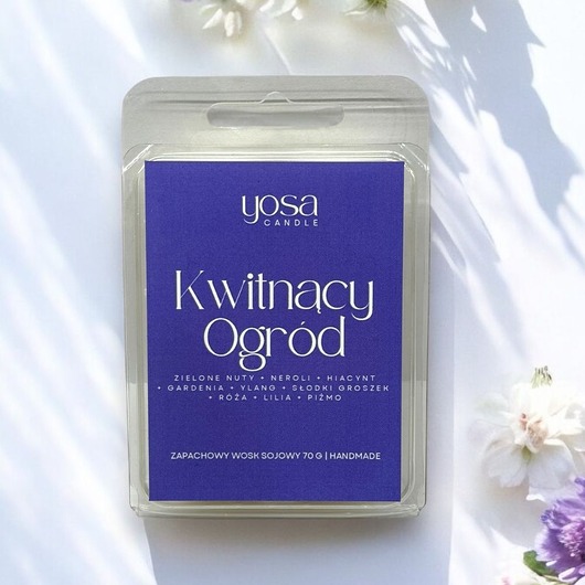 zapachy - inne Wosk zapachowy do kominka Kwitnący Ogród 70 g