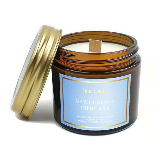 świece zapachowe Świeca zapachowa sojowa Bawełniana Chmurka 120ml- Your Candle