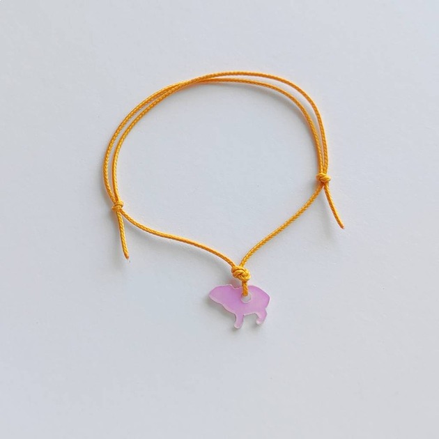 bransoletki na sznurku Kapibara bransoletka