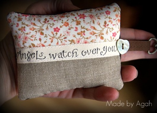 Brelok  &quot;Angels watch over you&quot; made by agah
