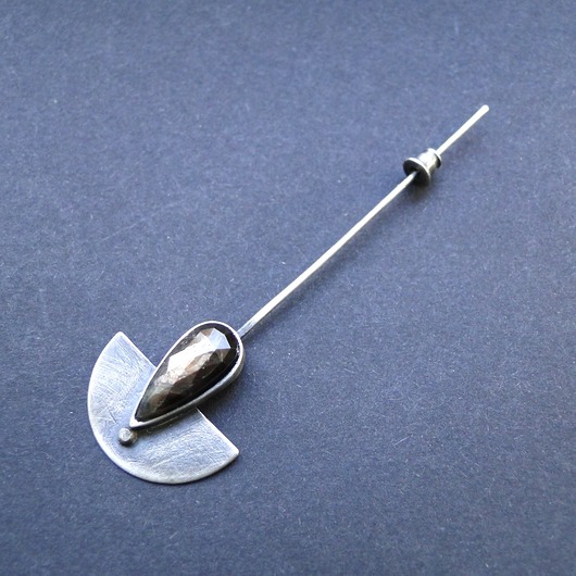 broszki Broszka Brown z szafirem