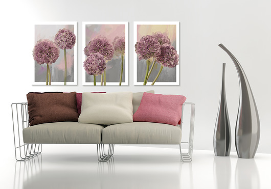 OBRAZ NA PŁÓTNIE - 3 części 50x70 LUdesign gallery