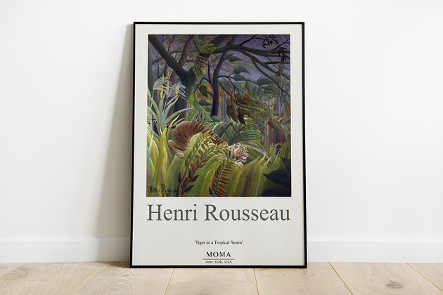 Henri Rousseau - plakat wystawowy Pas De LArt