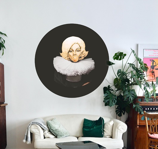 fototapeta Tapeta okrągła dots Marylin