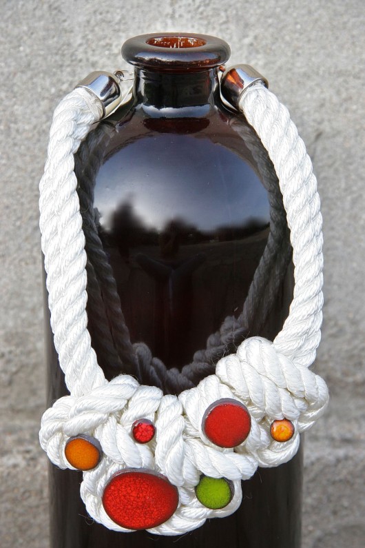 Nowoczesny naszyjnik. NG Autorska bizuteria ceramiczna