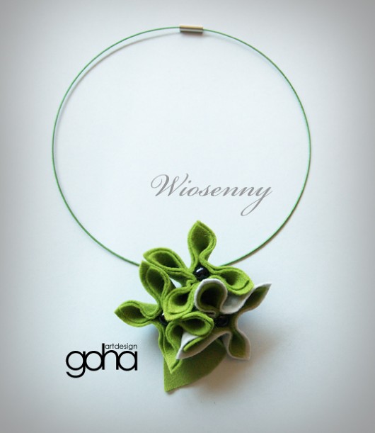 Komplet wiosenny dla Pani Aleksandry FlowerFelt Design