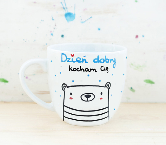 Dzień dobry, kocham Cię - kubek XL miamilu