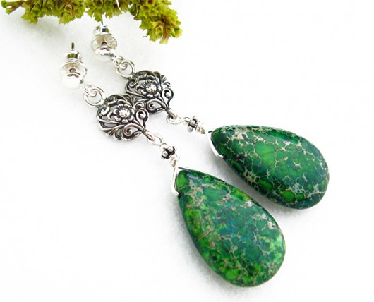 LUXURY- Jaspis Zielony w Ornamentach Little Dreamer