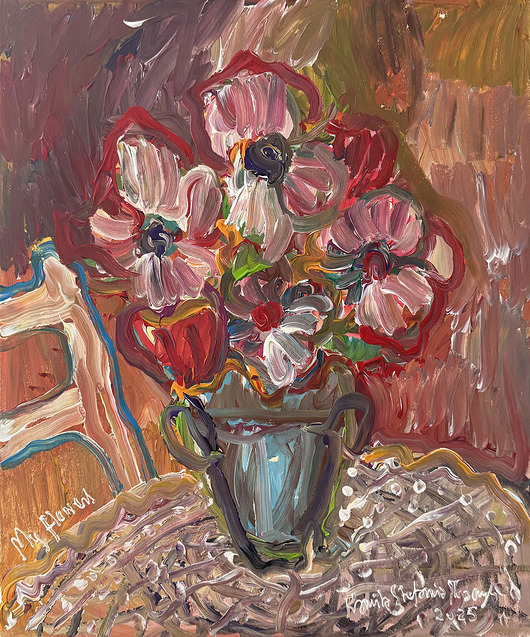 obrazy My flowers  Obraz akrylowy 50 x 60 Kamila Stefania Tkaczyk