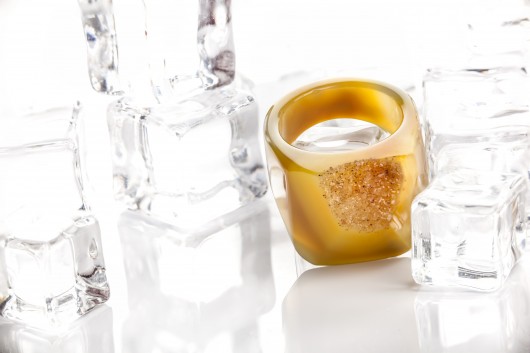 Brazi InspiRING Low Żółty Brazi Druse Jewelry