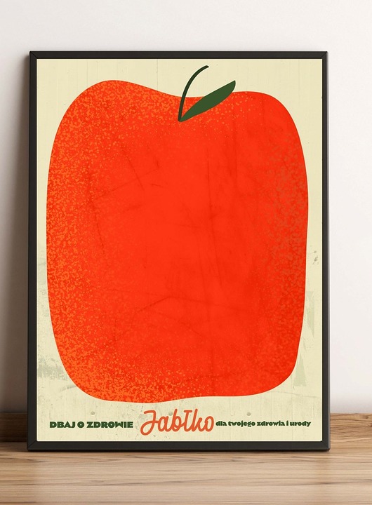 plakaty Plakat jabłko 50x70