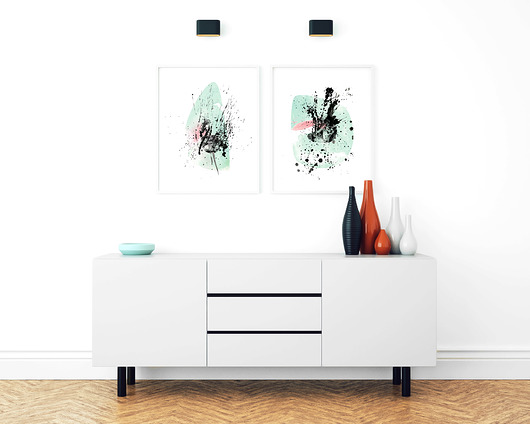 Dwa plakaty - Abstract Bury Lis