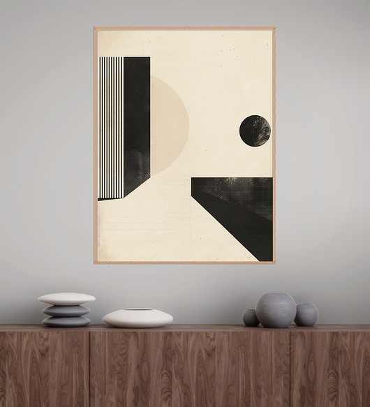 plakaty Geometria natury - Plakat, druk - Minimalizm, Boho, Loft #125