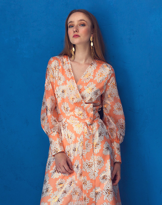 sukienki maxi damskie Sukienka orangre