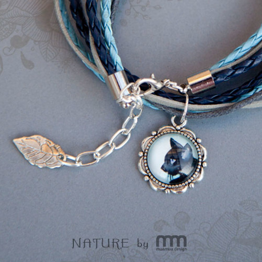 CHAT NOIR bransoletka 2in1 muamua design