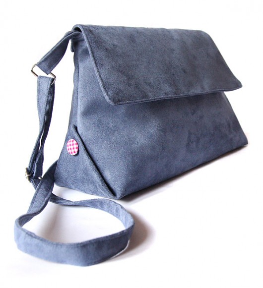 torebka midi - blue & pink vichy - elfagado