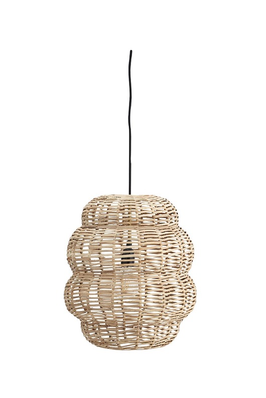 lampy wiszące Lampa sufitowa, bambusowa 35x45 cm