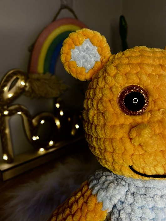 misie i maskotki Maskotka na szydełku, Hipcio na szydełku