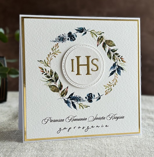 zaproszenia na komunię Zaproszenia na komunię, wzór 33C