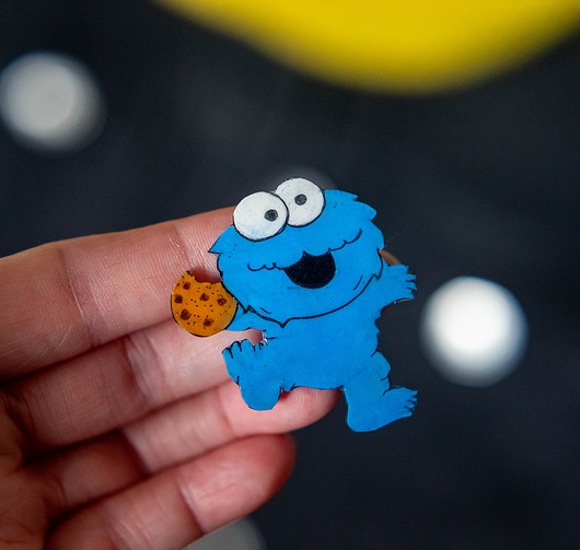 broszki Broszka Ciasteczkowy Potwór