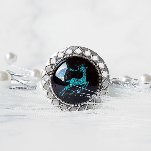 broszki BROSZKA RENIFER unikatowa i interesująca