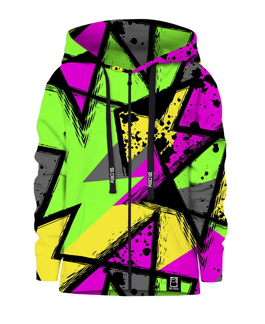 bluzy dla chłopców Bluza Zamek Chłopiec DR.CROW Abstract Geometric