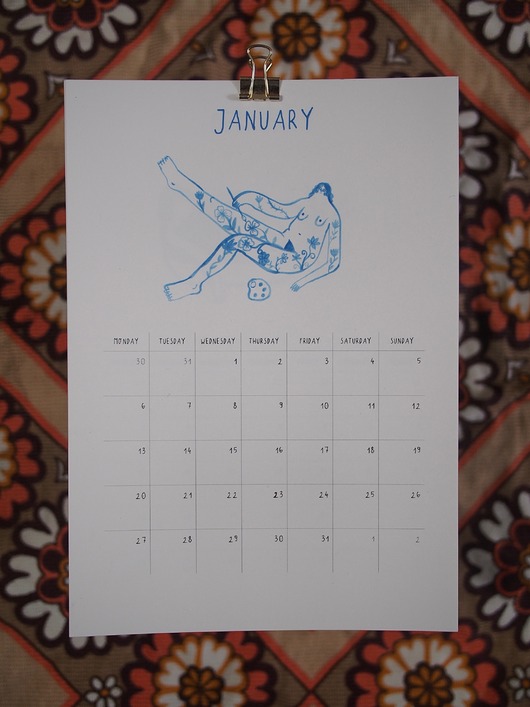 kalendarze i plannery Kalendarz 2026 niebiesko mi porządek