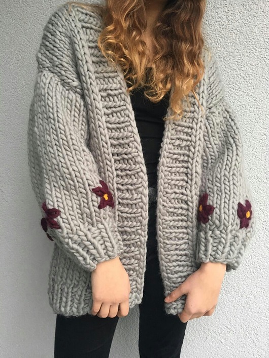 Kardi HANDMADE szary Lilarose Handmade
