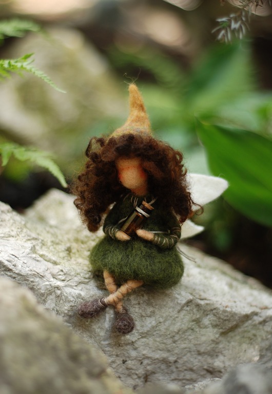 karuzele i girlandy do łóżeczka Leśna Wróżka -Waldorf toys