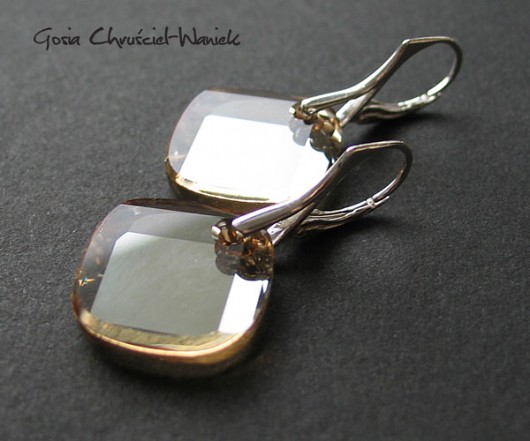 kryształ Swarovski golden shadow Gosia Chruściel-Waniek